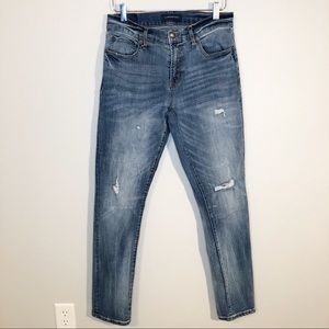 Aeropostale Men’s Slim Straight Distressed Jeans